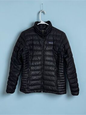 Patagonia Lightweight Down Puffer Jacket Black Women’s Size S Gorpcore Hiking